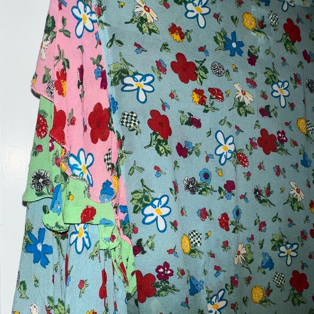 Moschino Floral Ruffle Top - Multicolor - Picture 5 of 15